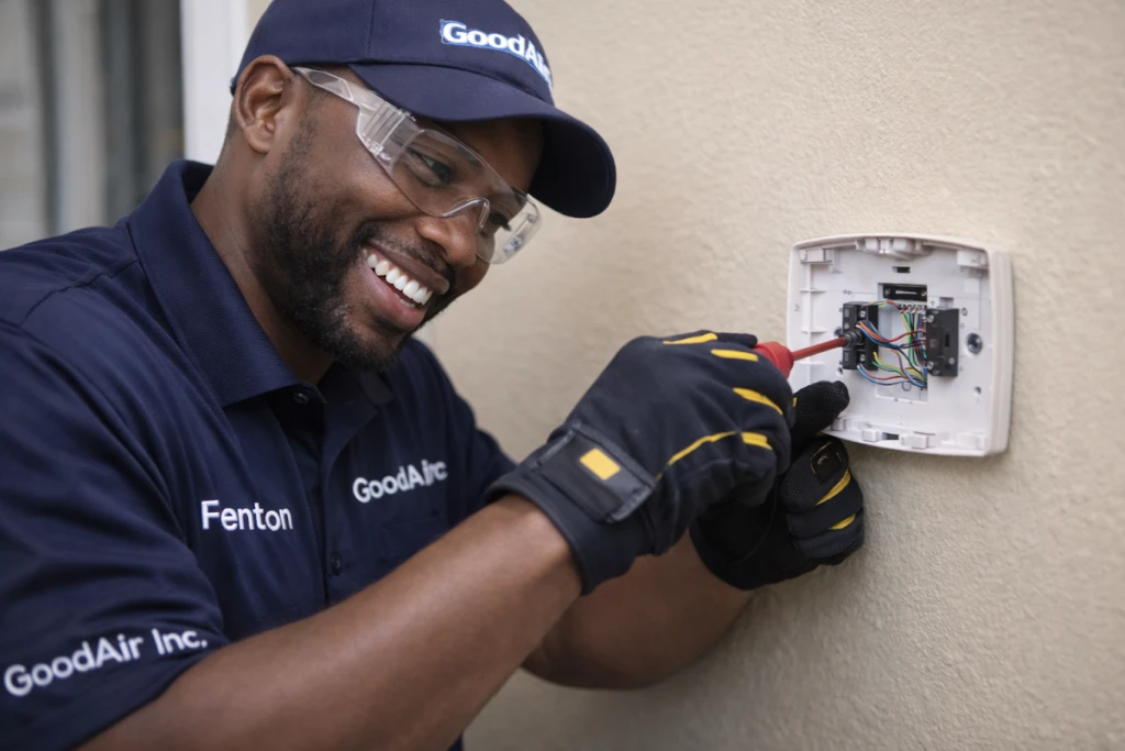 Good Air technicians servicing a condo building